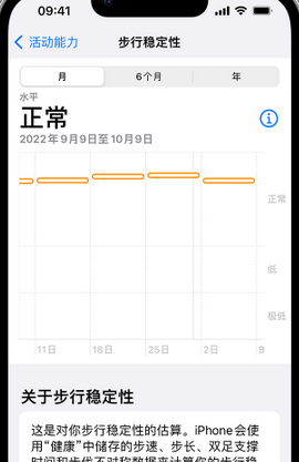 萝北iPhone手机维修如何在iPhone开启'步行稳定性通知'