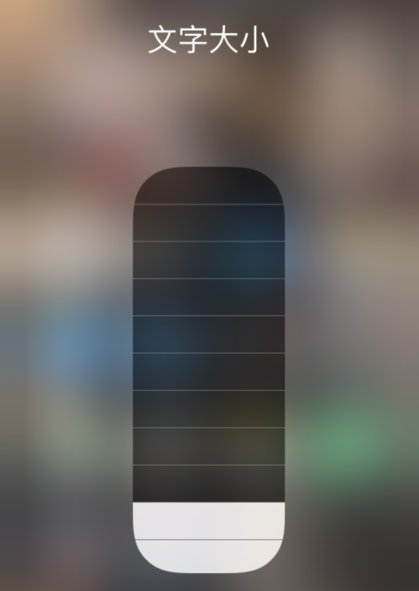 萝北苹果手机维修分享小技巧：在 iPhone 控制中心快速调节字体大小 